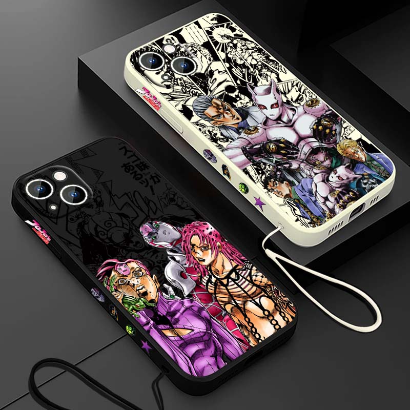 Phone Cases 13 - Casing HP Cairan Tali Kiri Anime