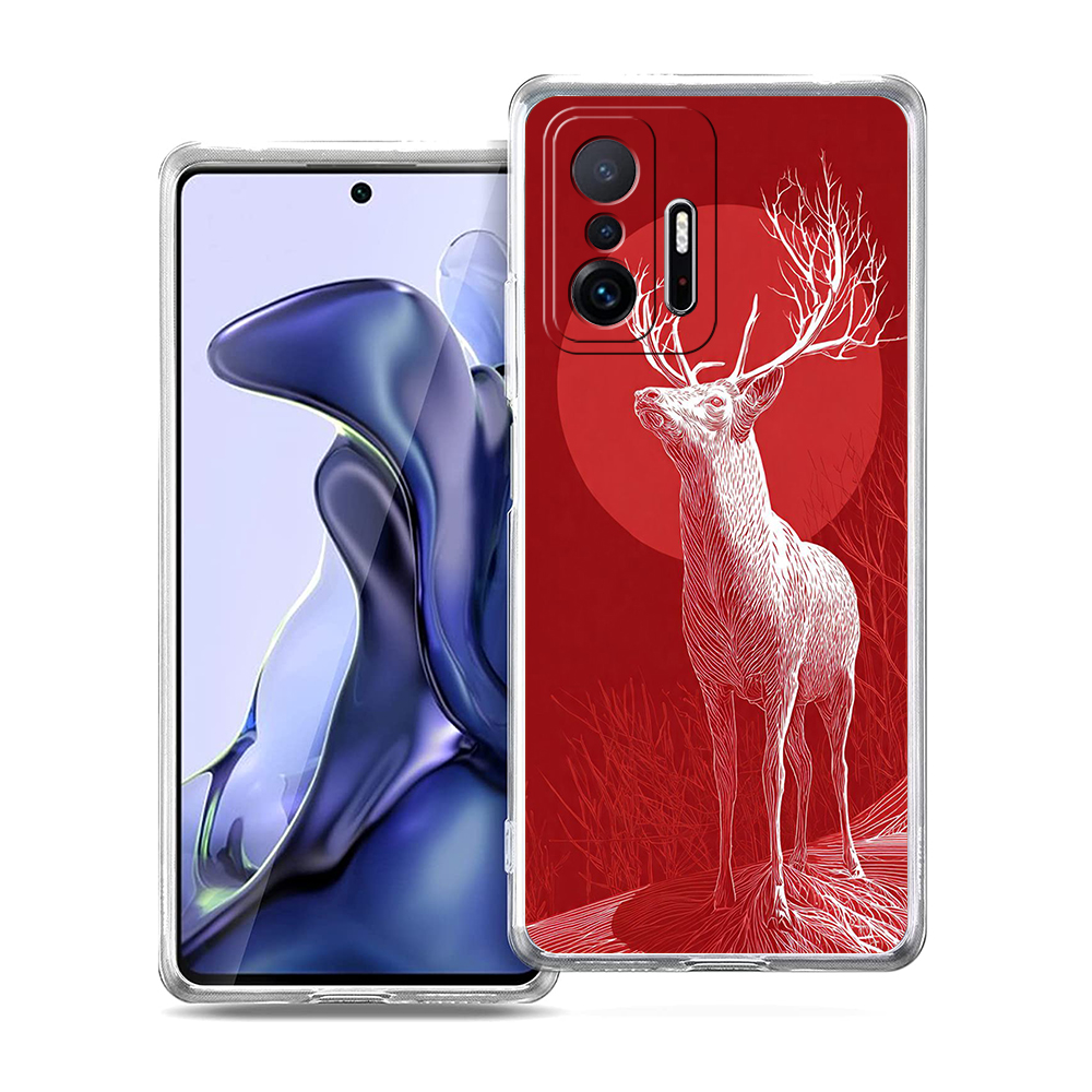 Phone Cases Red Deer - Casing Ponsel Transparan untuk Xiaomi Mi