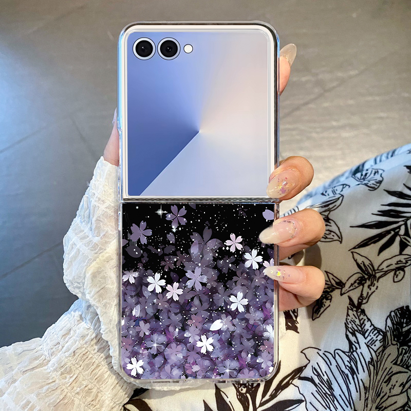 Phone Cases Z Fold 6 - Casing Bunga Sakura untuk Samsung Galaxy