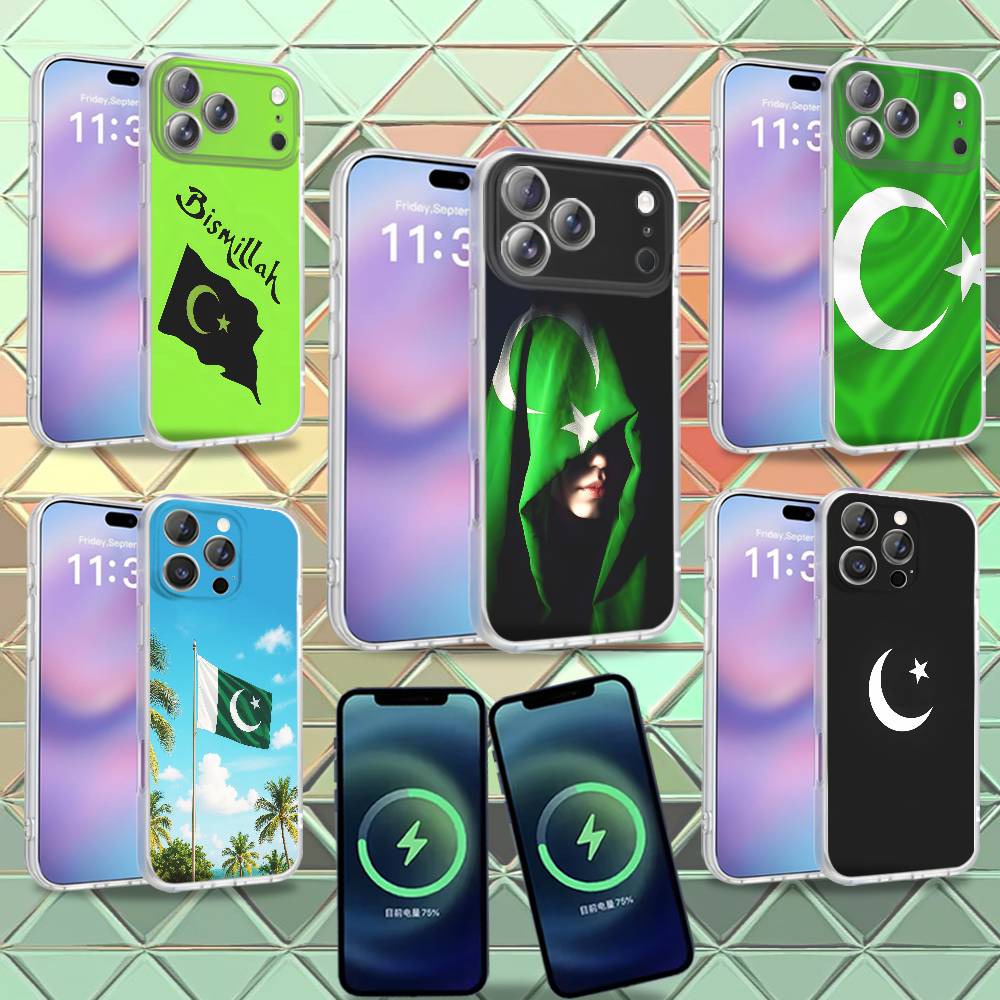 Phone Cases Pakistan - Casing Ponsel Bendera Pakistan untuk iPhone