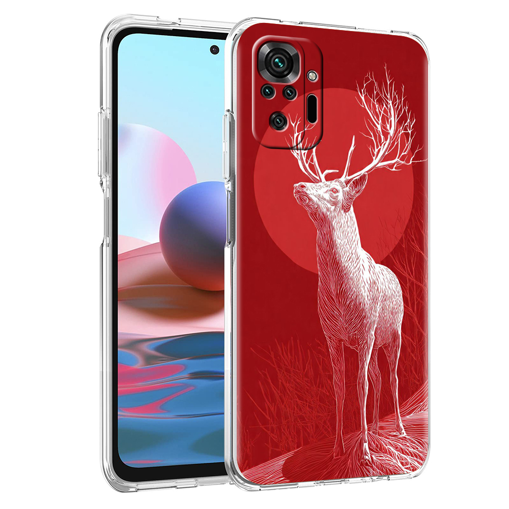 Phone Cases Red Deer - Casing Ponsel Transparan untuk Redmi 14C