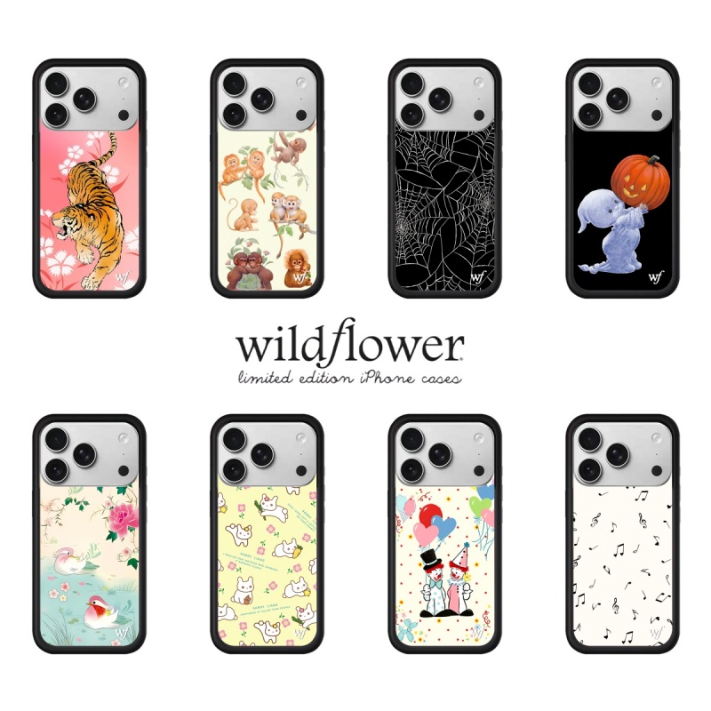 Phone Cases Wildflower - Casing HP Wildflower Halloween Tiger untuk