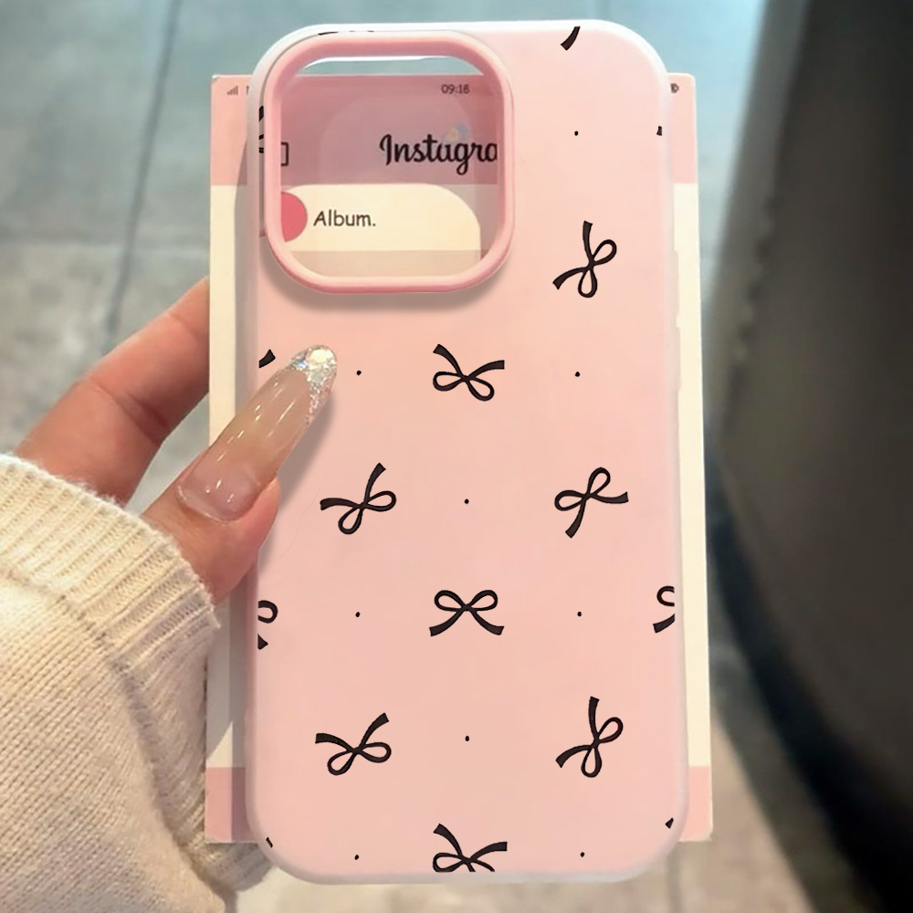 Phone Cases Cute Iphone 13 - Casing Ponsel Polka Dot Pita Lucu