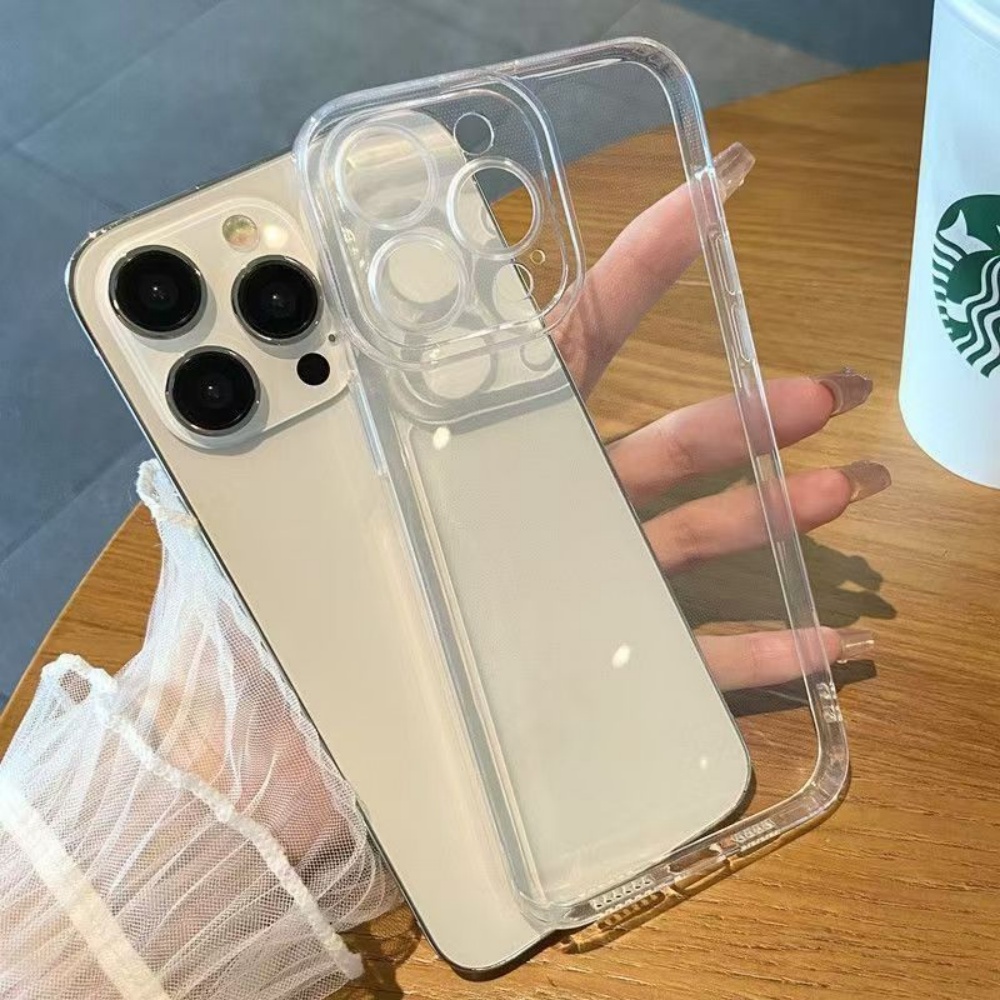 Phone Cases Classy - Casing Ponsel Silikon Kristal Bening Mewah