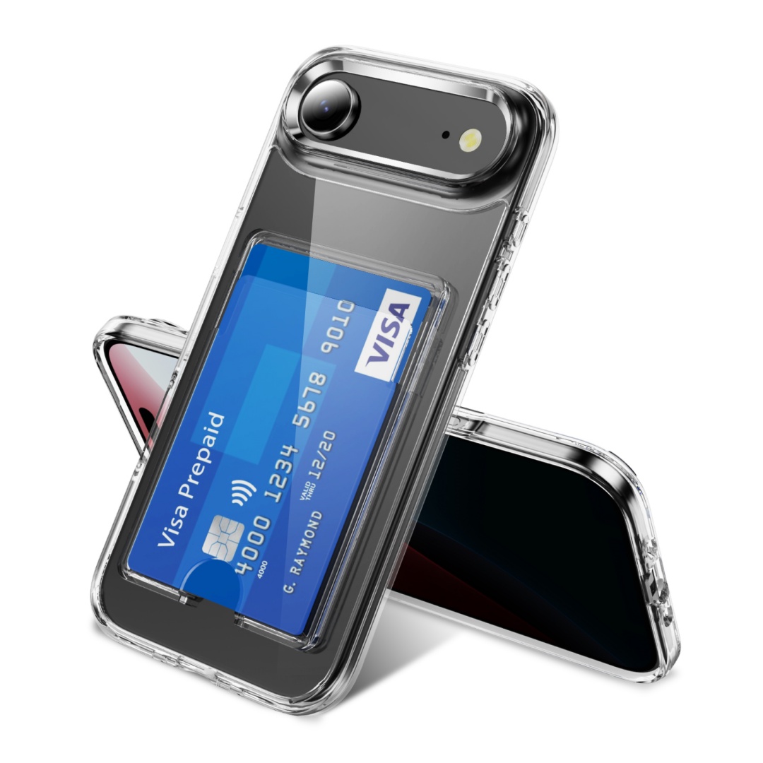 Phone Cases Classy - Casing Dompet Tempat Slot Kartu Bening