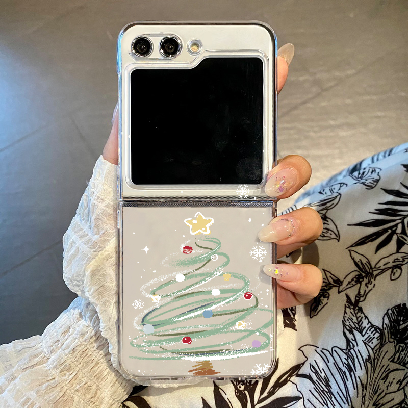 Phone Cases Z Fold 6 - Casing Ponsel Pohon Natal untuk Samsung
