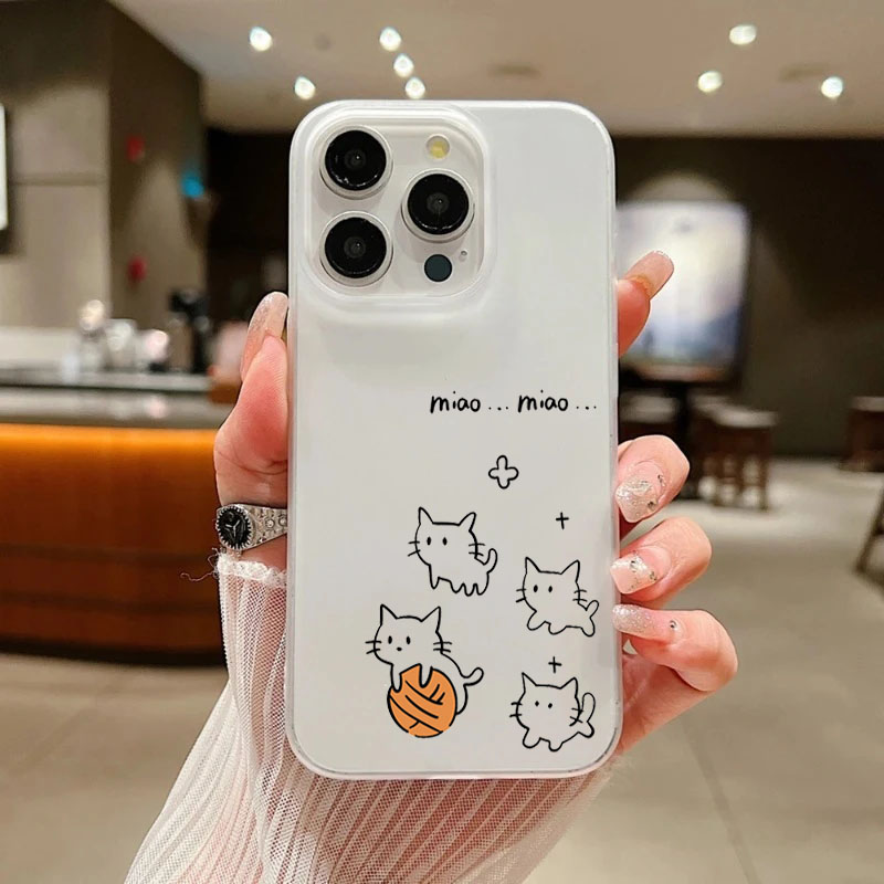 Casing HP Motif Kucing Hitam L - Phone Cases Cute Iphone 13 ulasan dan harga