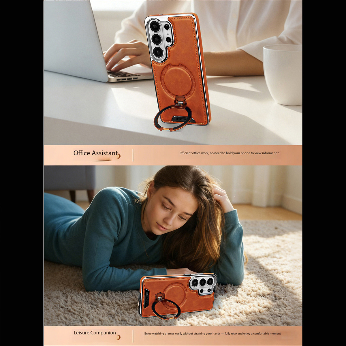 Casing Ponsel Kulit PU untuk S - Phone Cases With Magnet ulasan dan harga