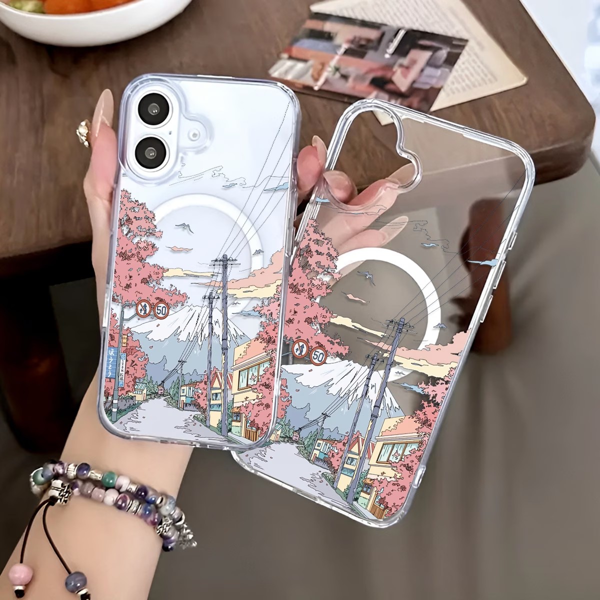 Casing Ponsel Motif Bunga Saku - Phone Cases With Magnet ulasan dan harga