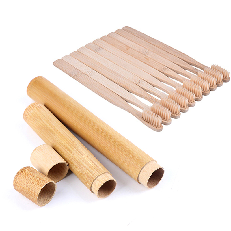 Sikat gigi bambu ramah lingkun - Biodegradable Eco Case ulasan dan harga