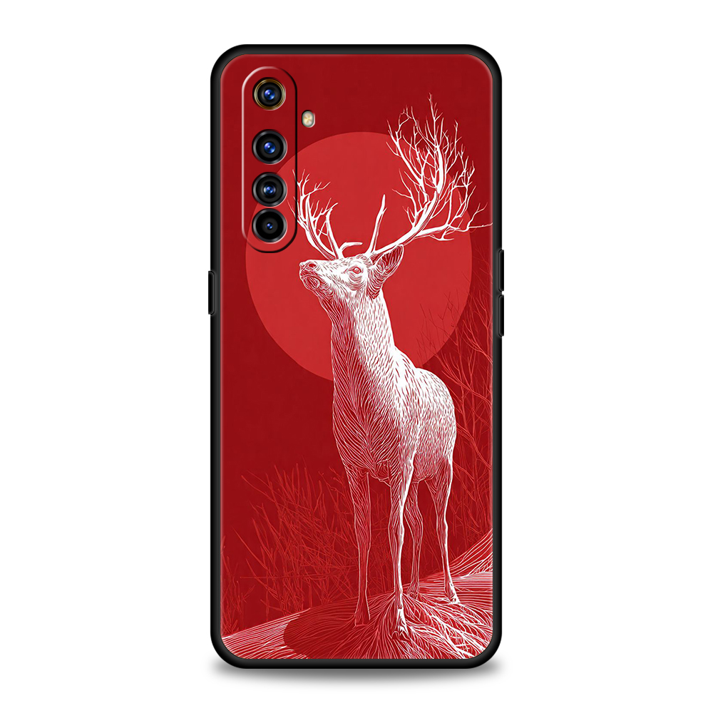 Red Deer Soft TPU Untuk Realme - Phone Cases Red Deer ulasan dan harga
