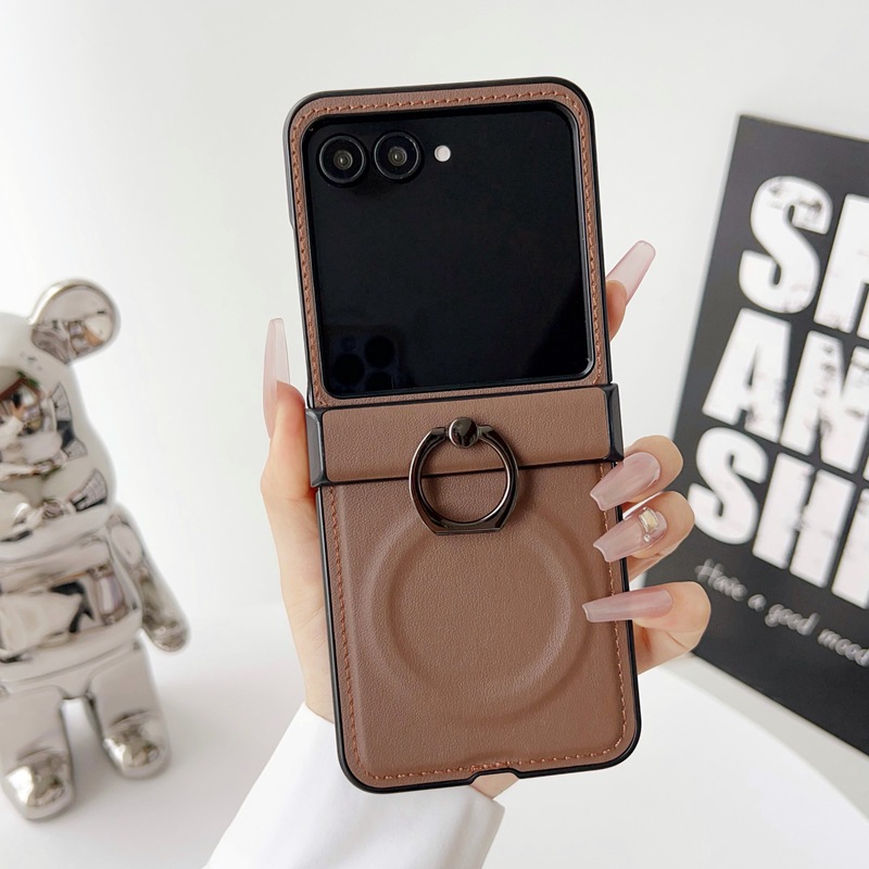 Casing Ponsel Kulit dengan Rin - Phone Cases With Magnet ulasan dan harga