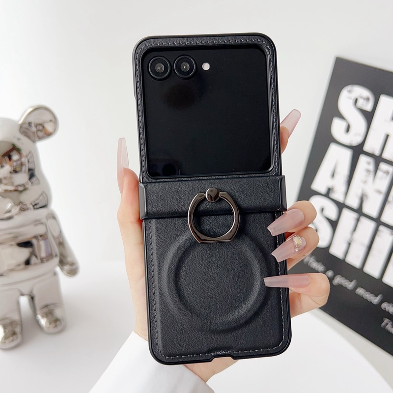 Casing Ponsel Kulit dengan Rin - Phone Cases With Magnet ulasan dan harga