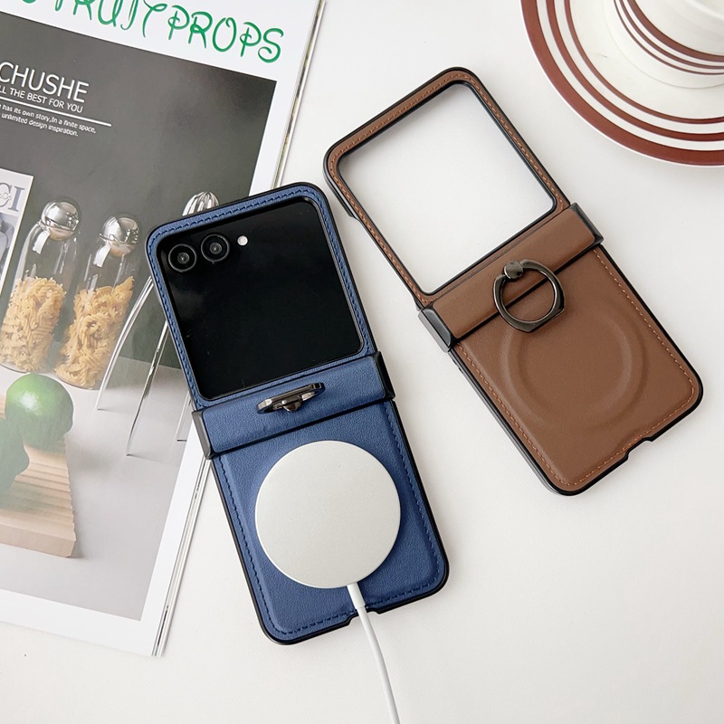 Casing Ponsel Kulit dengan Rin - Phone Cases With Magnet ulasan dan harga