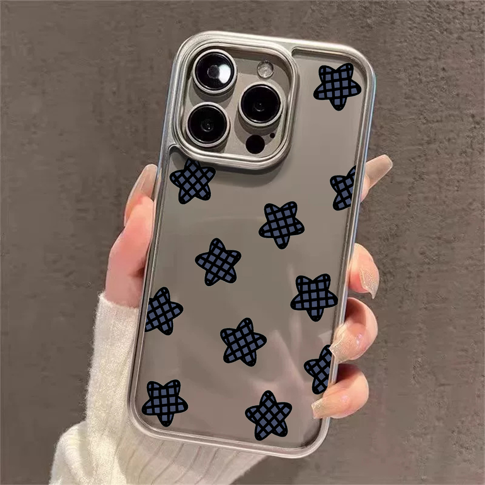 Casing Transparan Y2K Stars Fa - Phone Cases Clear ulasan dan harga