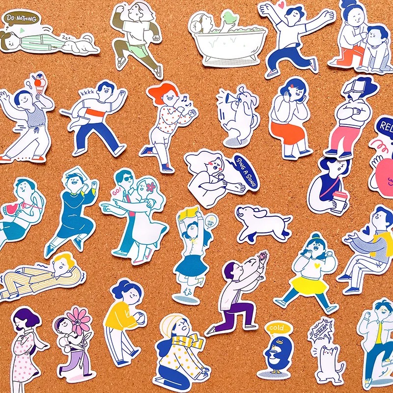 Stiker 42pcs karakter tangan a - Phone Cases For Boys ulasan dan harga