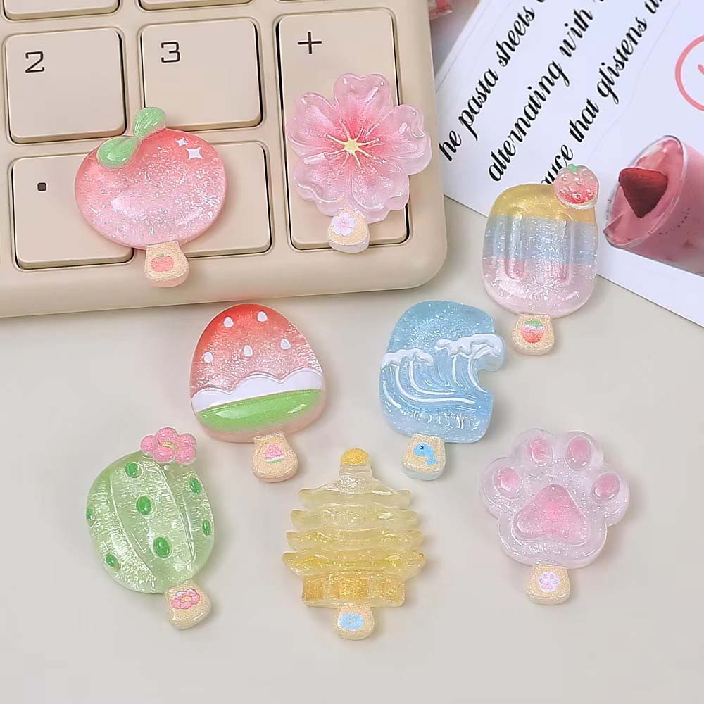 10pcs Aksesoris Resin Es Krim  - Phone Cases For Boys ulasan dan harga