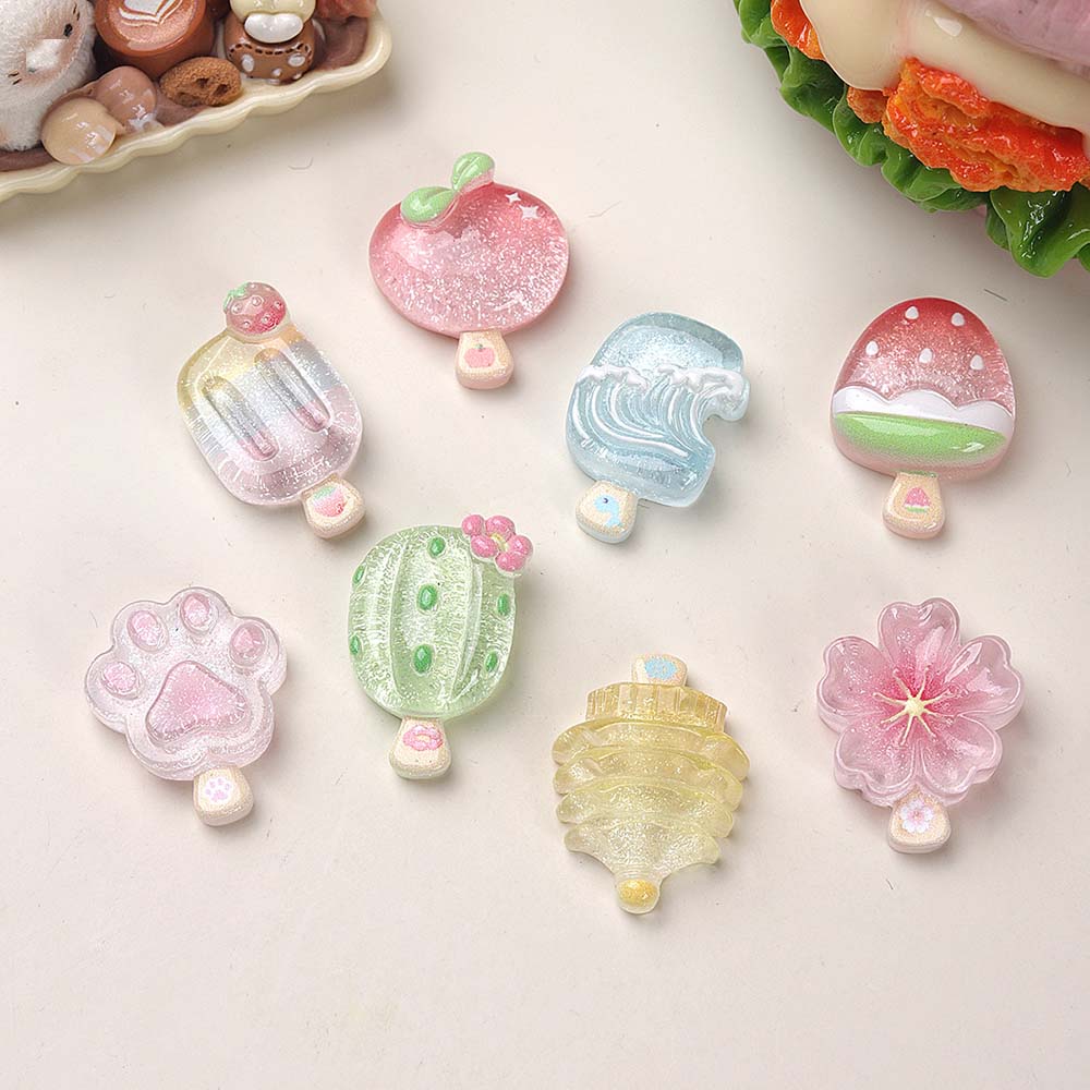 10pcs Aksesoris Resin Es Krim  - Phone Cases For Boys ulasan dan harga